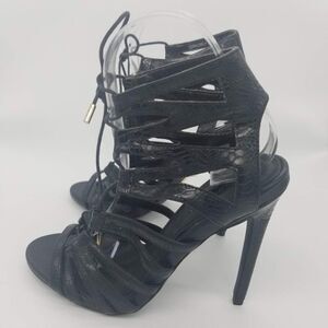 Topshop Strappy Black heels